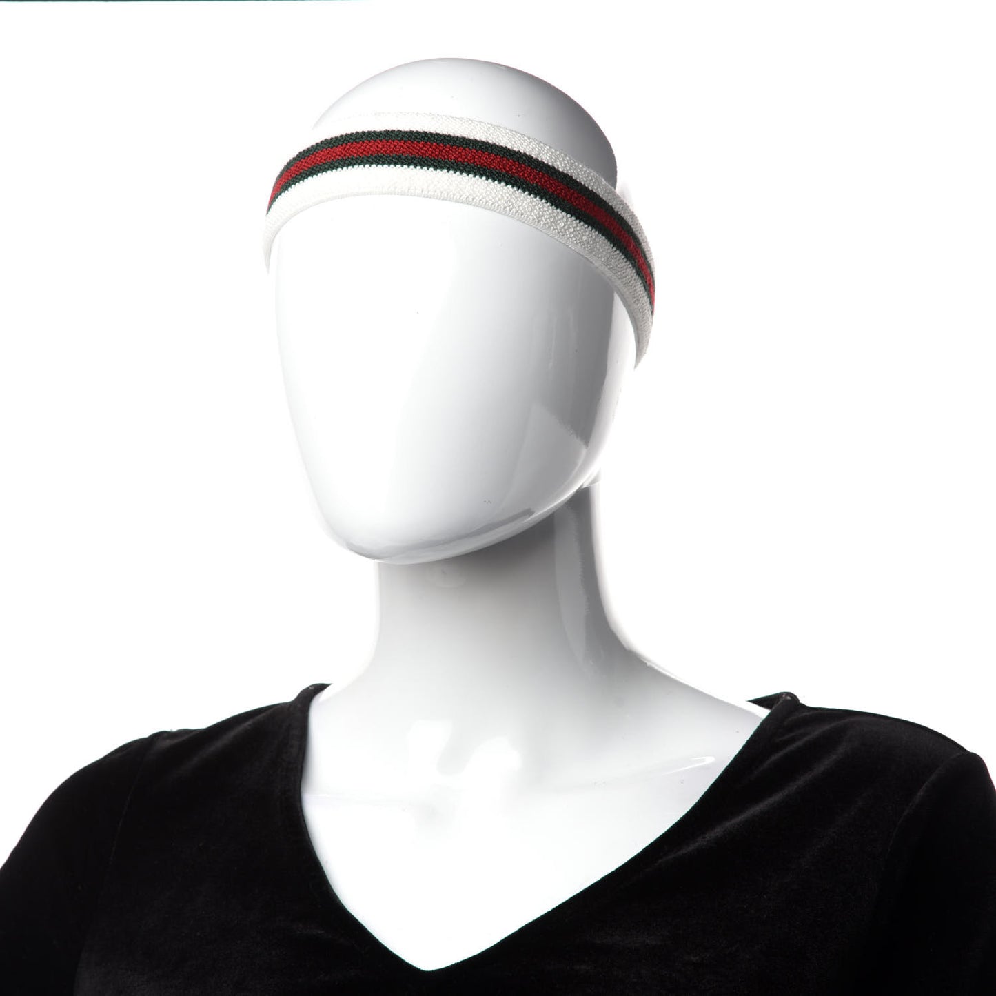 Viscose Elastic Web Headband White