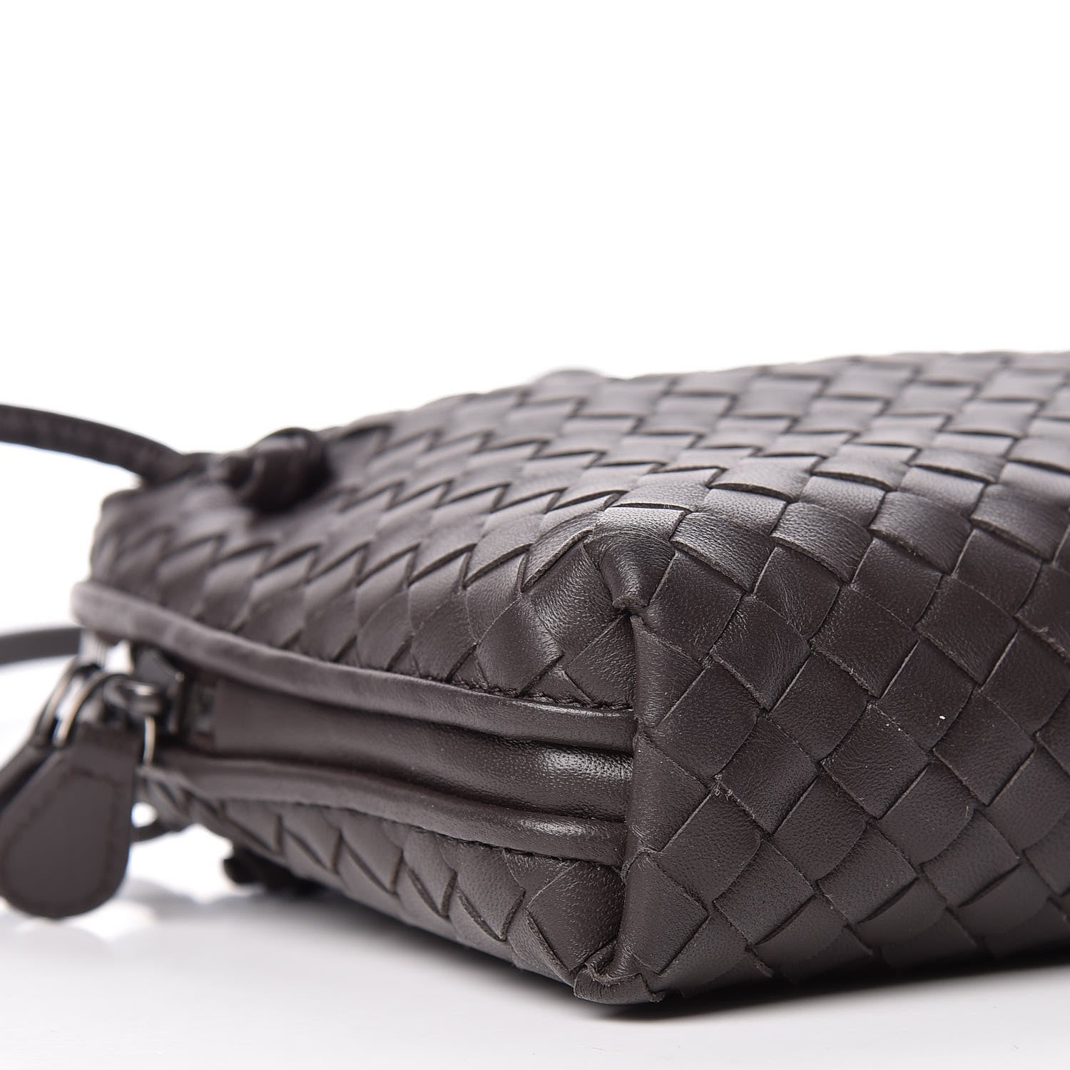 Bottega Veneta Nappa Intrecciato Pillow Crossbody Messenger Ebano 5 of 11