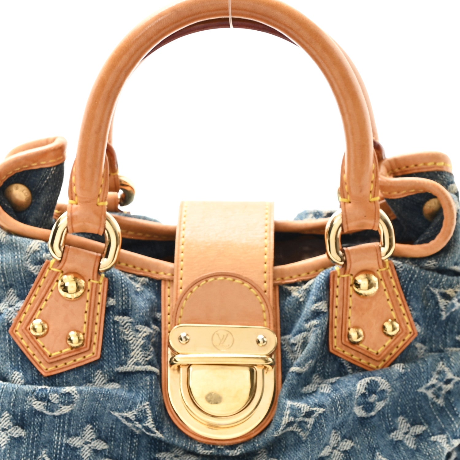 Louis Vuitton Monogram Denim Pleaty Blue 7 of 11