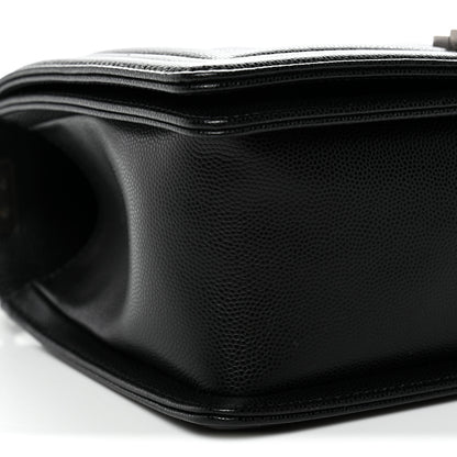 Chanel Caviar Quilted Medium Boy Flap Black 9 of 10
