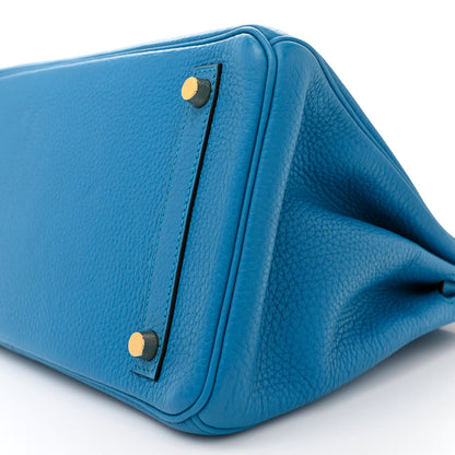 Hermes Togo Birkin 30 Bleu Zanzibar 10 of 11