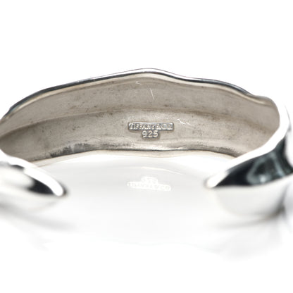 Tiffany Sterling Silver Sculpted Leaf Cuff Bracelet 4 of 4