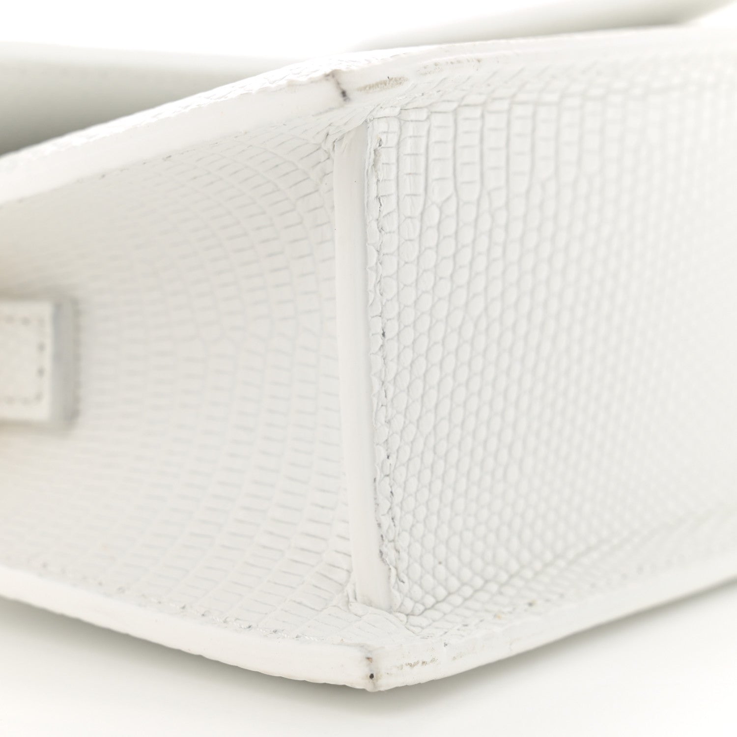 Jacquemus Calfskin Lizard Embossed Le Grand Bambino White 8 of 11