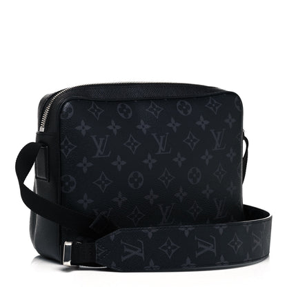 Louis Vuitton Taiga Monogram Eclipse Outdoor Messenger Black 3 of 9