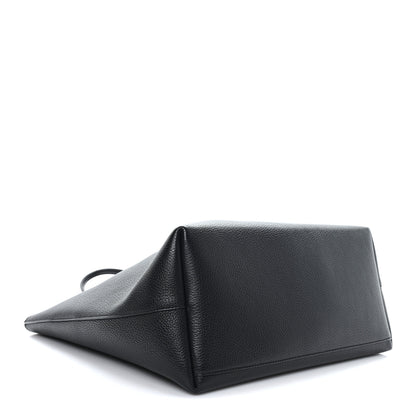Salvatore Ferragamo Calfskin Travel Tote Black 4 of 10