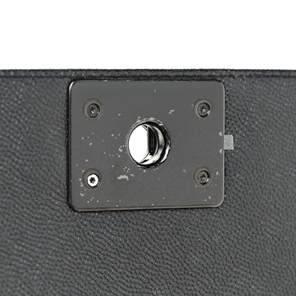 Chanel Caviar Quilted Medium Boy Flap So Black 11 of 13