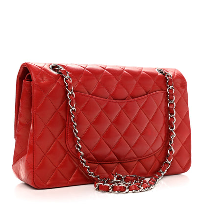Chanel Lambskin Quilted Medium Double Flap Red 3 of 13