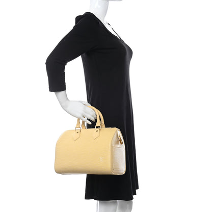 Louis Vuitton Epi Speedy 25 Vanilla 2 of 11
