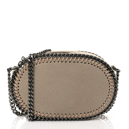 Stella McCartney Shaggy Deer Falabella Oval Crossbody Bag Beige 1 of 8