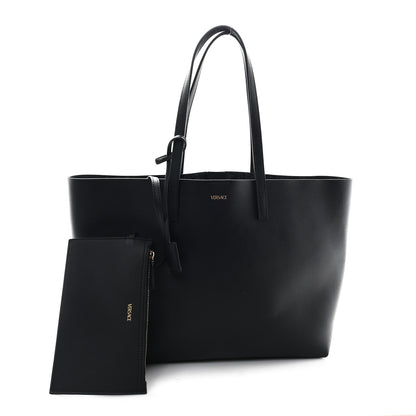 Versace Calfskin Virtus Tote Black 2 of 10