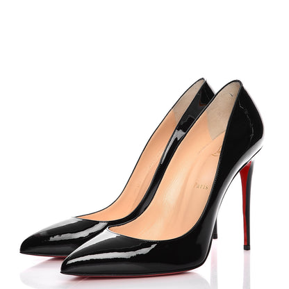 Christian Louboutin Patent Pigalle Follies 100 Pumps 41 Black 2 of 8
