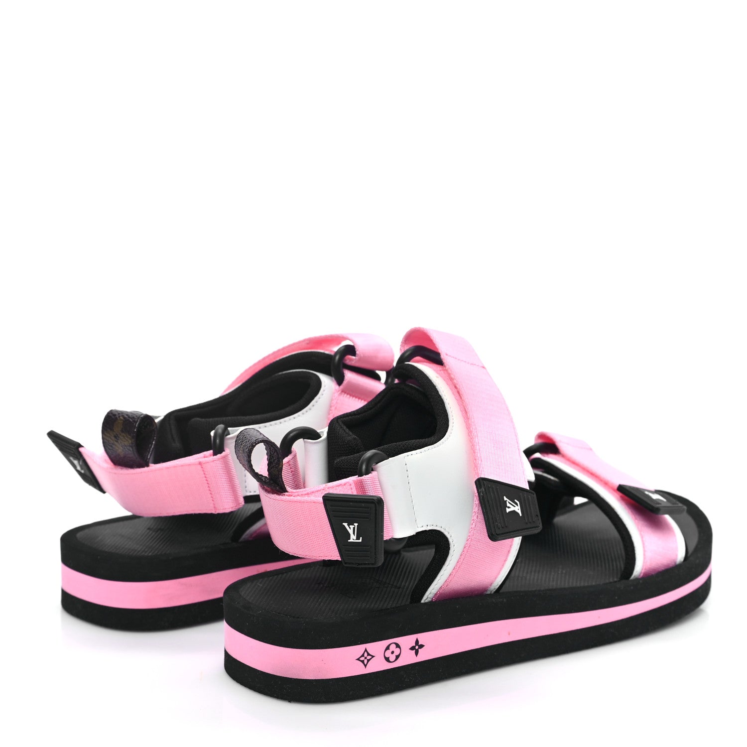 Louis Vuitton Monogram Flat Arcade Sandals 40 Pink 4 of 8