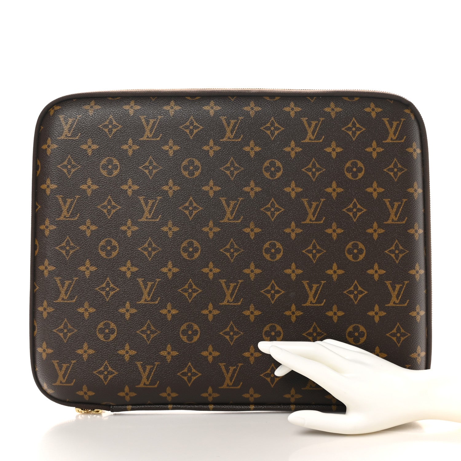 Louis Vuitton Monogram 15 Inch Laptop Sleeve 2 of 7