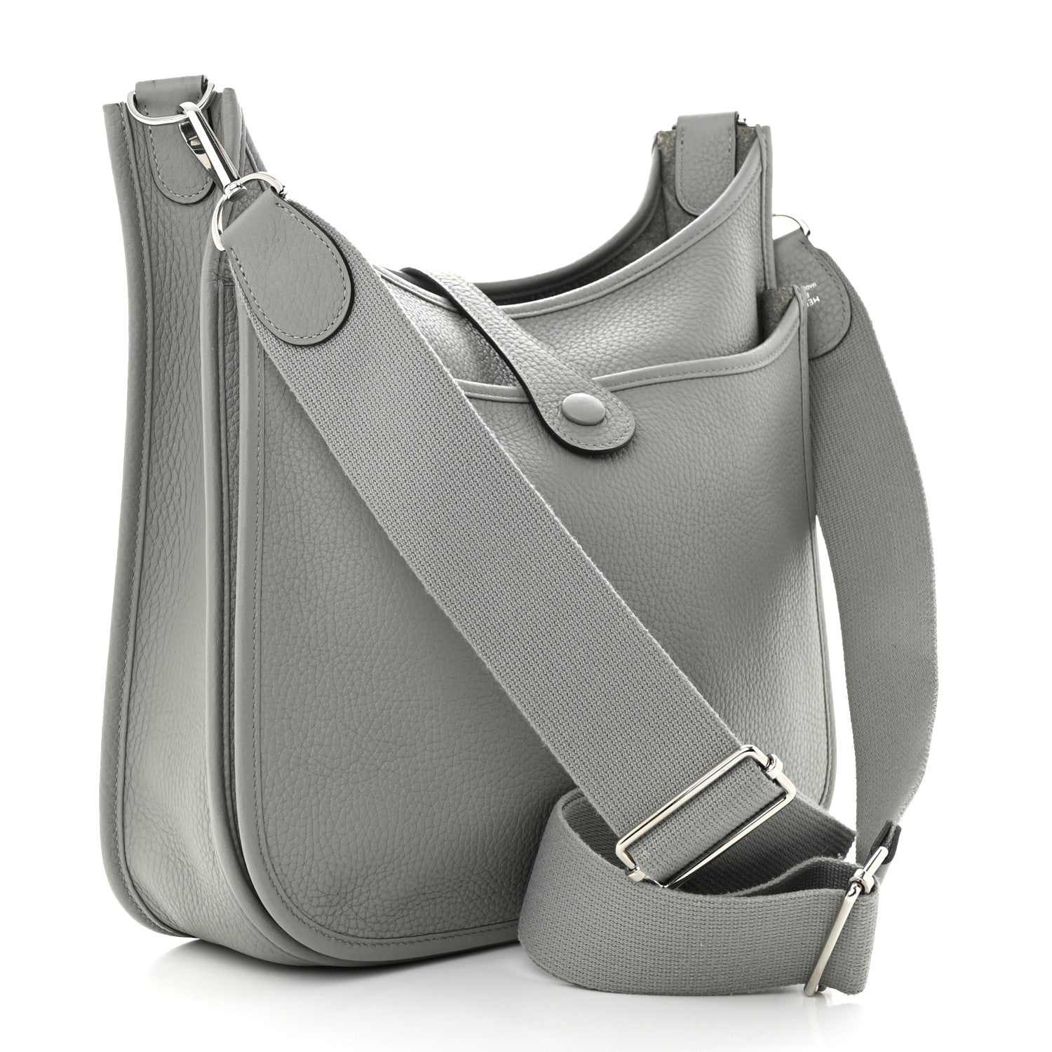 Hermes Taurillon Clemence Evelyne III PM Gris Mouette 3 of 13