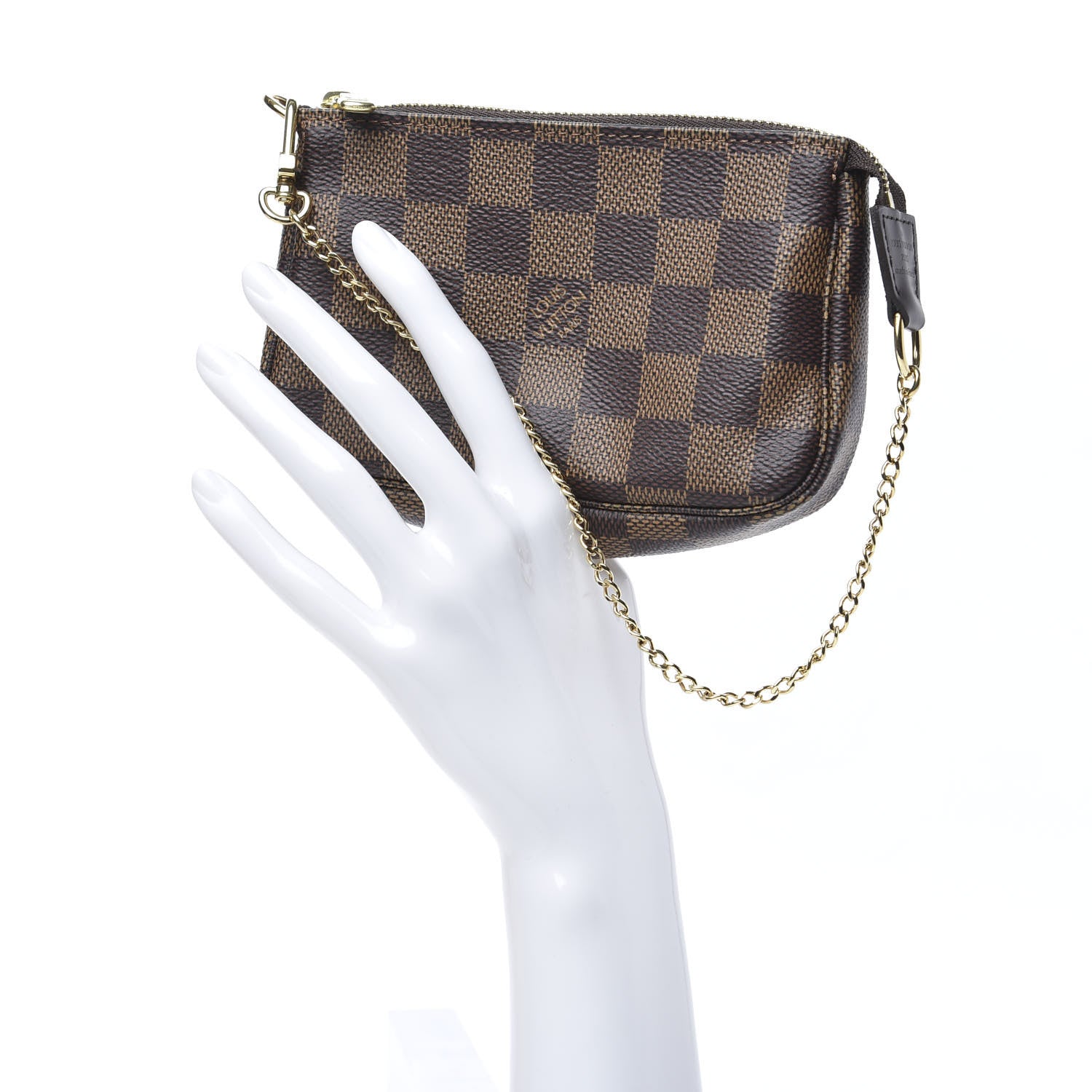 Louis Vuitton Damier Ebene Mini Pochette Accessories 2 of 9