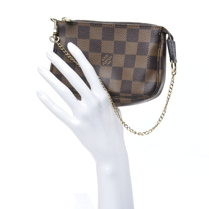Louis Vuitton Damier Ebene Mini Pochette Accessories 2 of 9