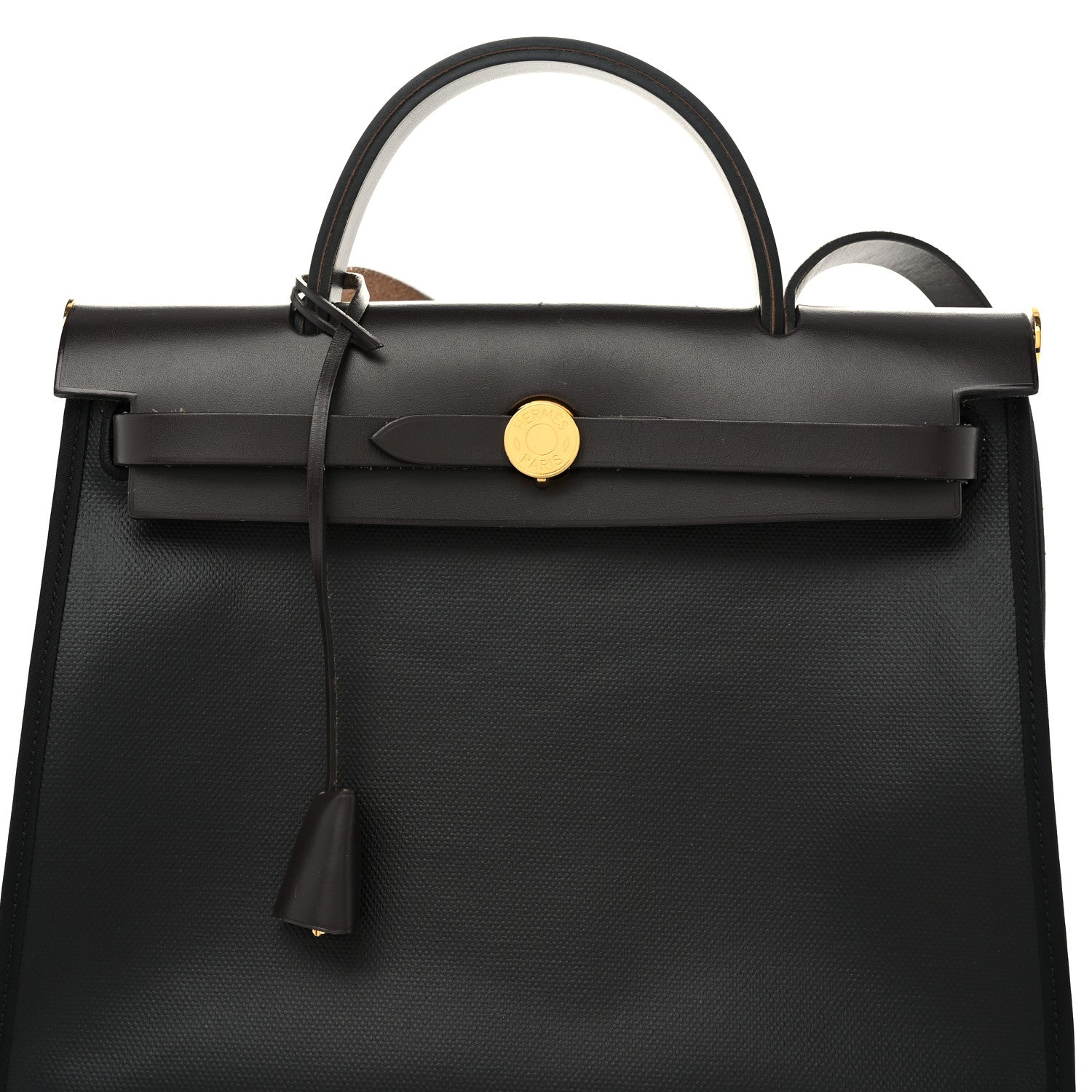Hermes Toile H Berline Vache Hunter Herbag Zip PM 31 Black Ebene 9 of 12