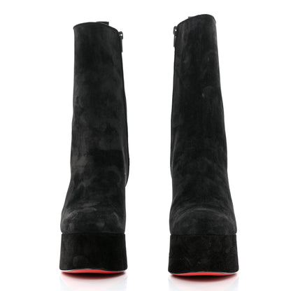 Christian Louboutin Veau Velours Izamayeah 130 Platform Boots 39.5 Black 2 of 9