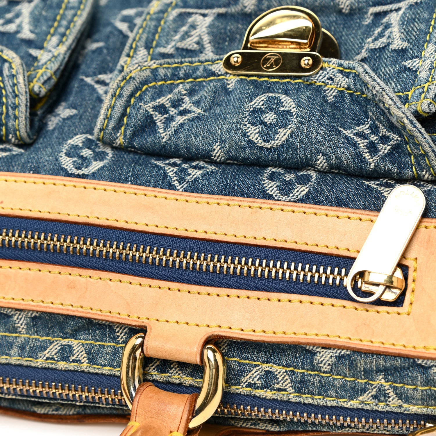 Louis Vuitton Monogram Denim Neo Speedy Blue 21 of 22