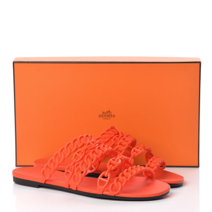 Hermes Chaine d'Ancre Nude Sandals 36 Pavot 8 of 8