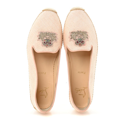Christian Louboutin Nanou Orlato Donna Espadrilles 40 Paille Croisette 2 of 9