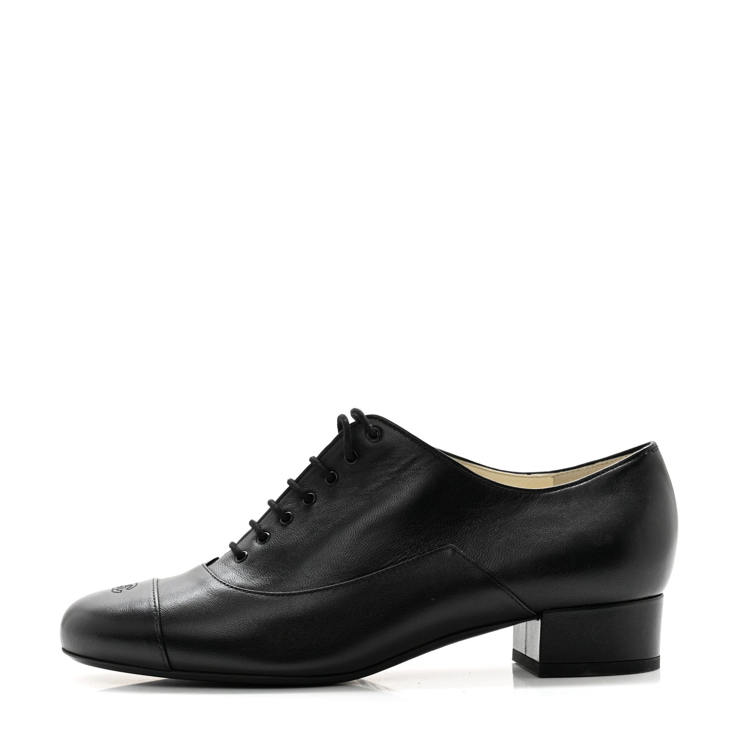 Smooth Lambskin Loafers 40 Black