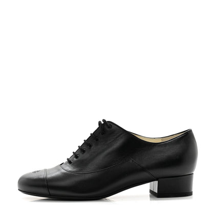Chanel Smooth Lambskin Loafers 40 Black 1 of 11
