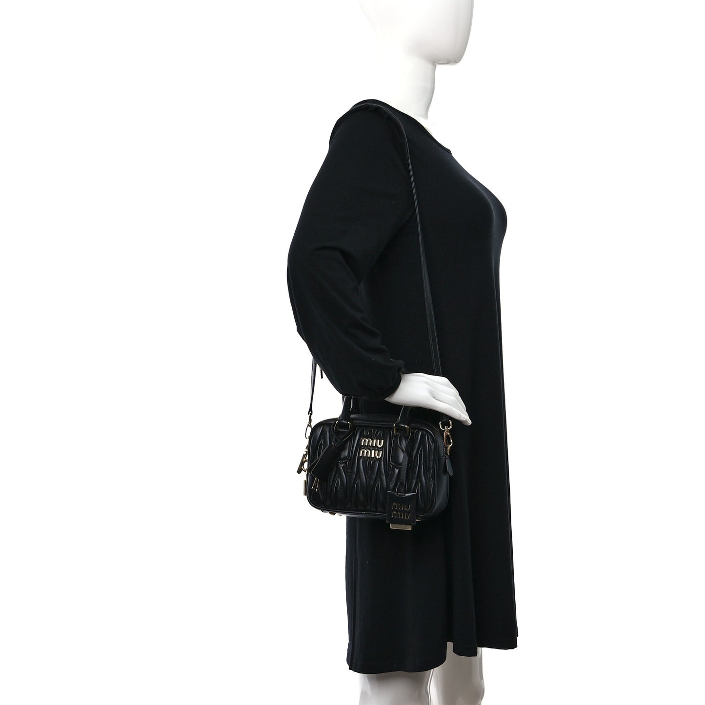 Nappa Matelasse Small Arcadie Black