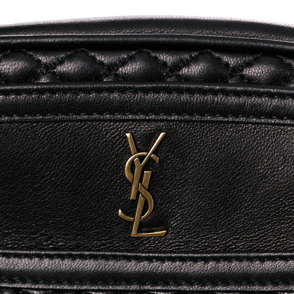 Saint Laurent Lambskin Quilted Victoire Camera Bag Black 11 of 11