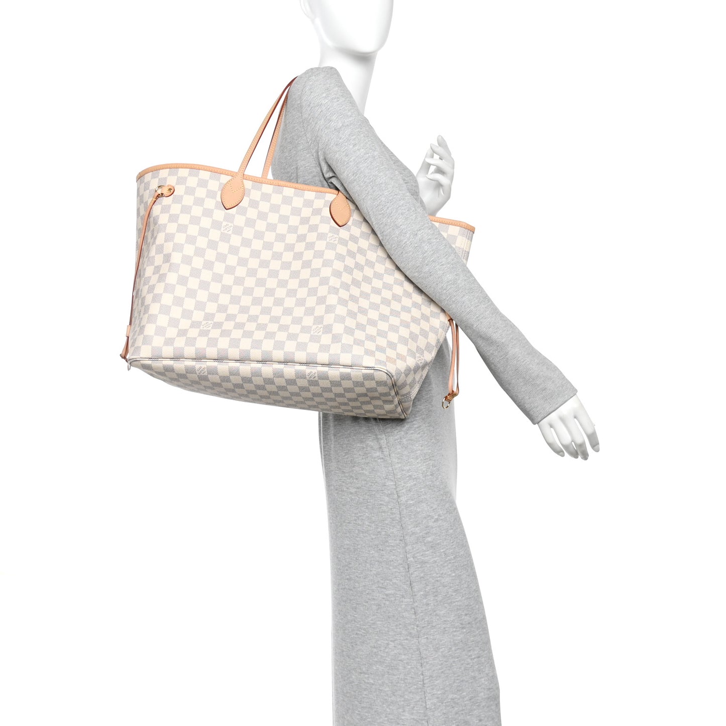 Damier Azur Neo Neverfull GM Rose Ballerine