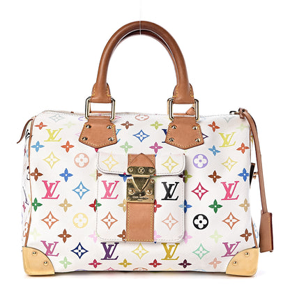 Louis Vuitton Monogram Multicolor Speedy 30 White 1 of 14