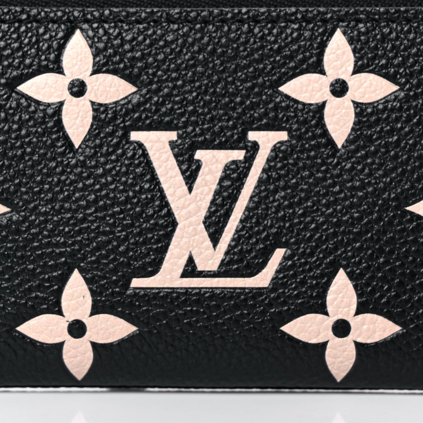 Empreinte Monogram Giant Key Pouch Black Beige