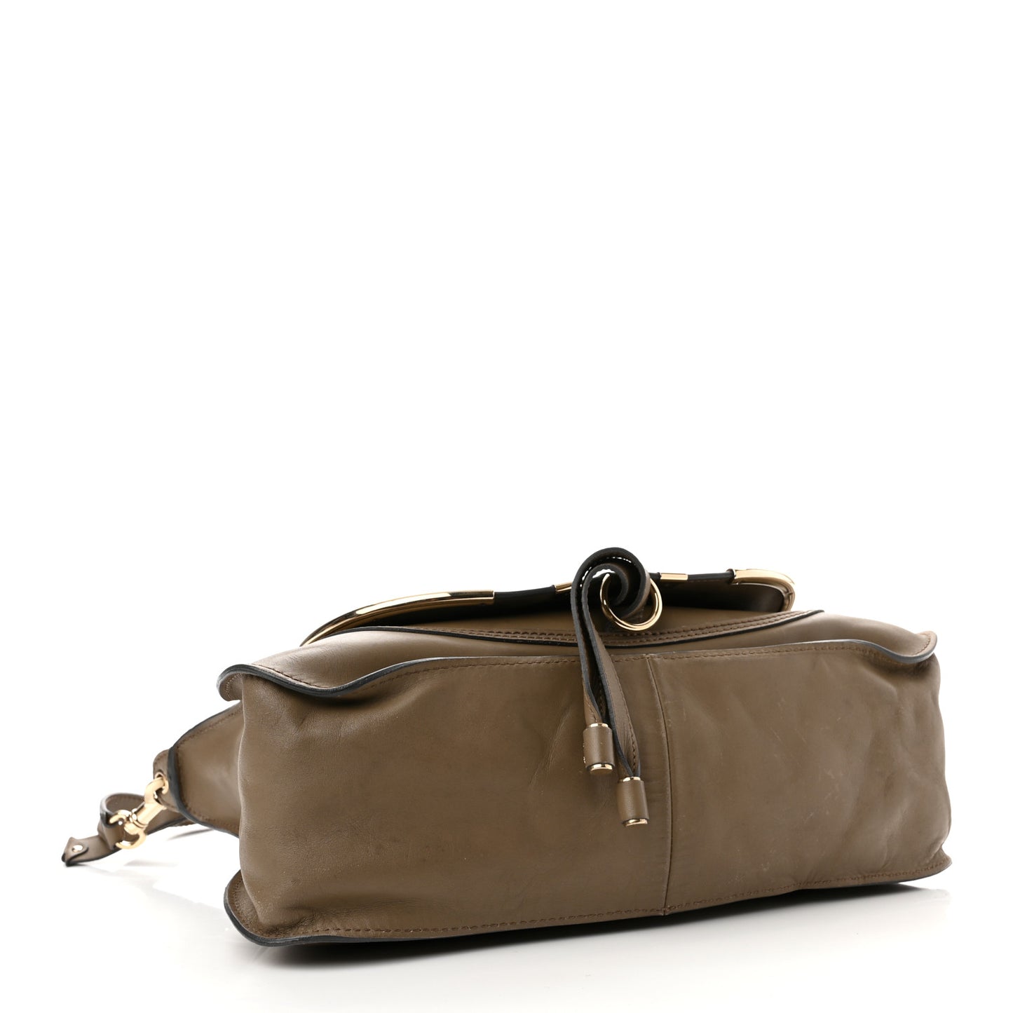Calfskin Medium Marcie Satchel Anchor Grey