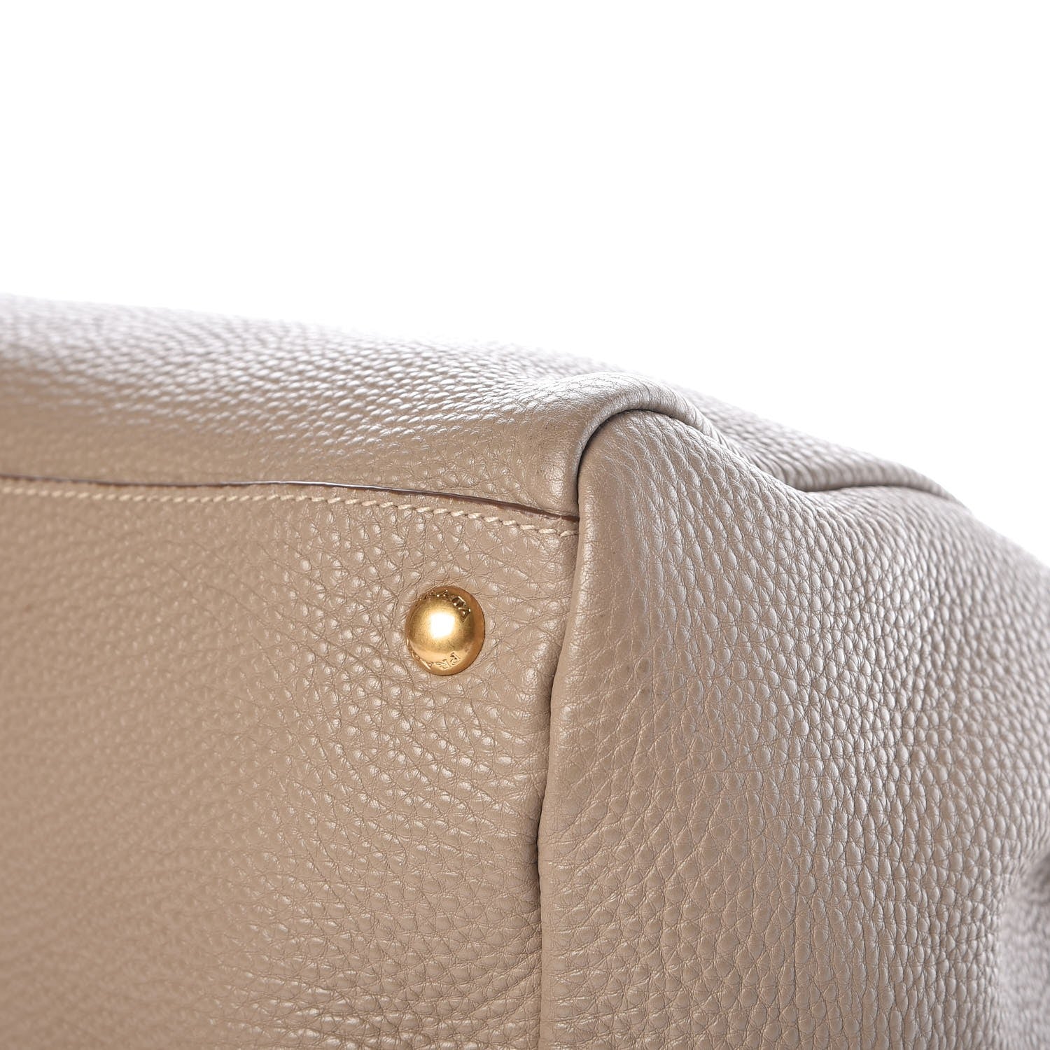 Prada Vitello Daino Shopping Tote Pomice 12 of 13