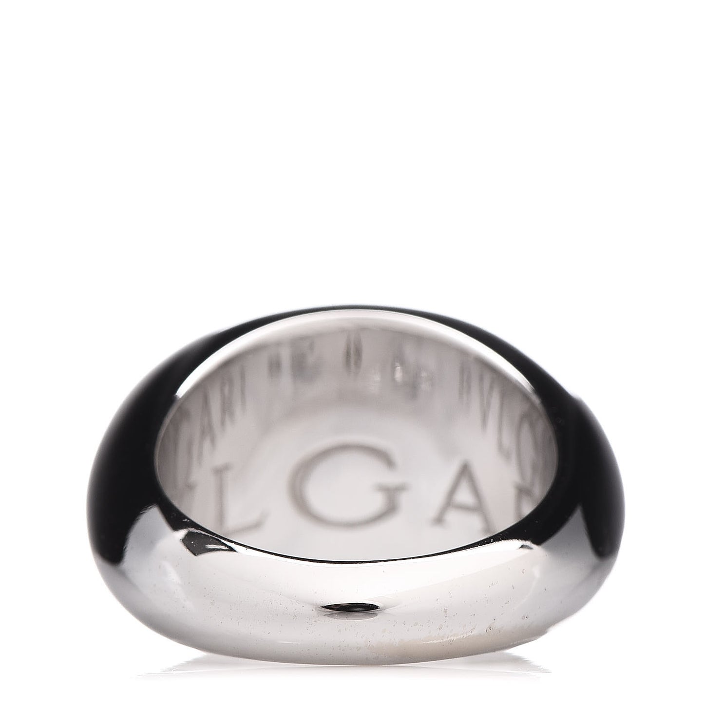 18K White Gold Diamond Dome Ring 49 4.75