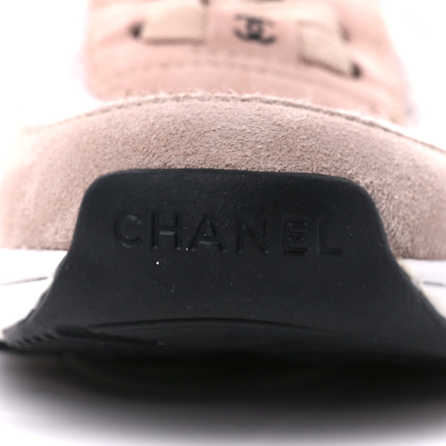 Mesh Suede Fabric Womens CC Sneakers 41 Light Pink