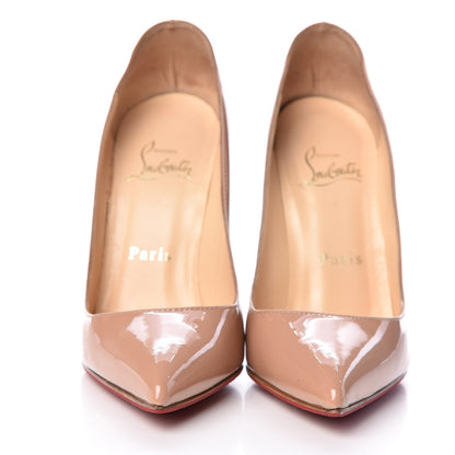 Christian Louboutin Patent Pigalle 120 Pumps 35.5 Nude 2 of 11
