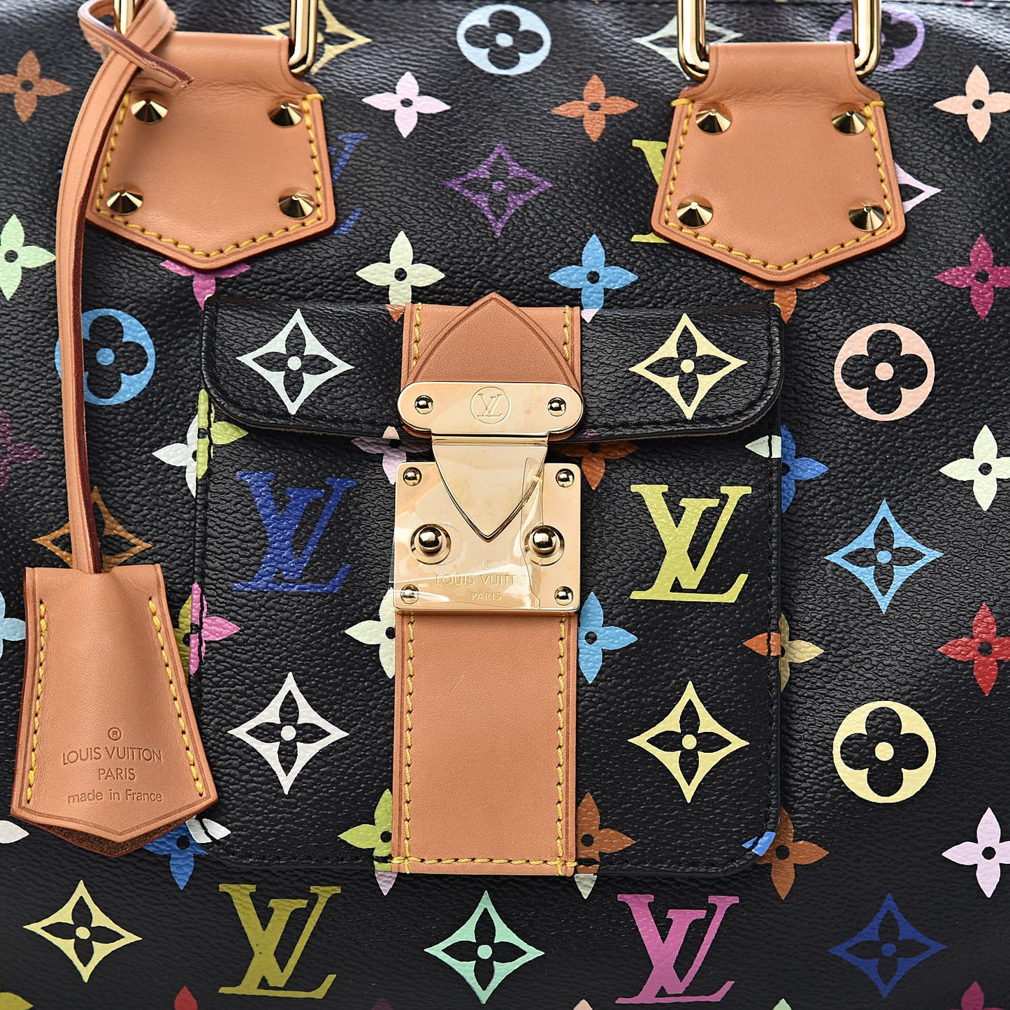 Monogram Multicolor Speedy 30 Black