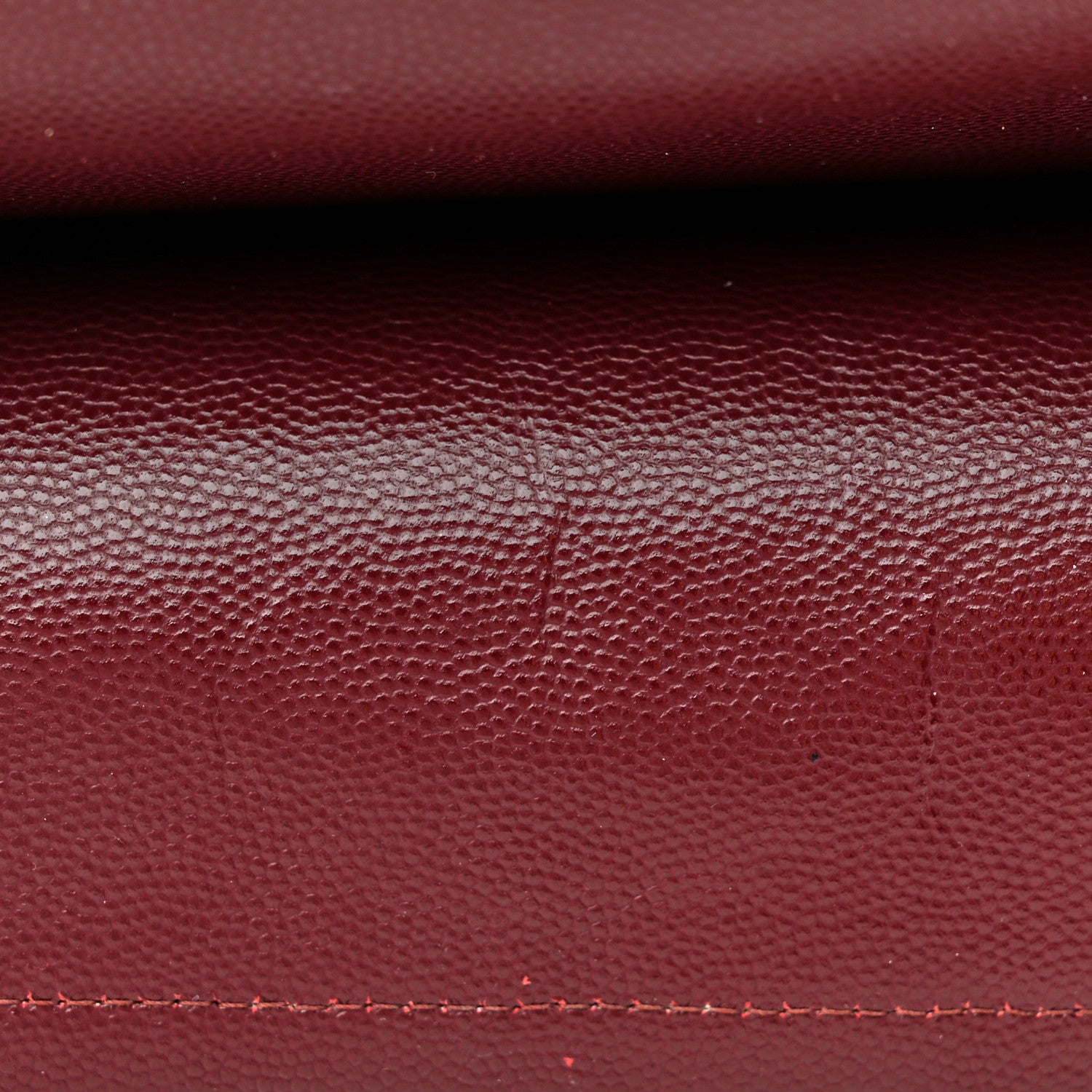 Chanel Caviar Quilted Small Double Flap Burgundy 11 of 11
