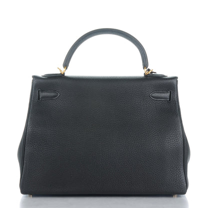 Hermes Togo Kelly Retourne 32 Black 4 of 24