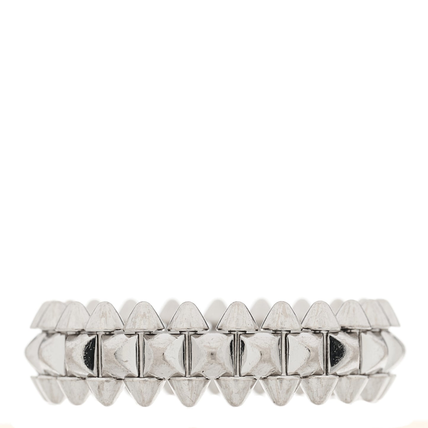 18K White Gold SM Clash De Cartier Ring 54 6.75