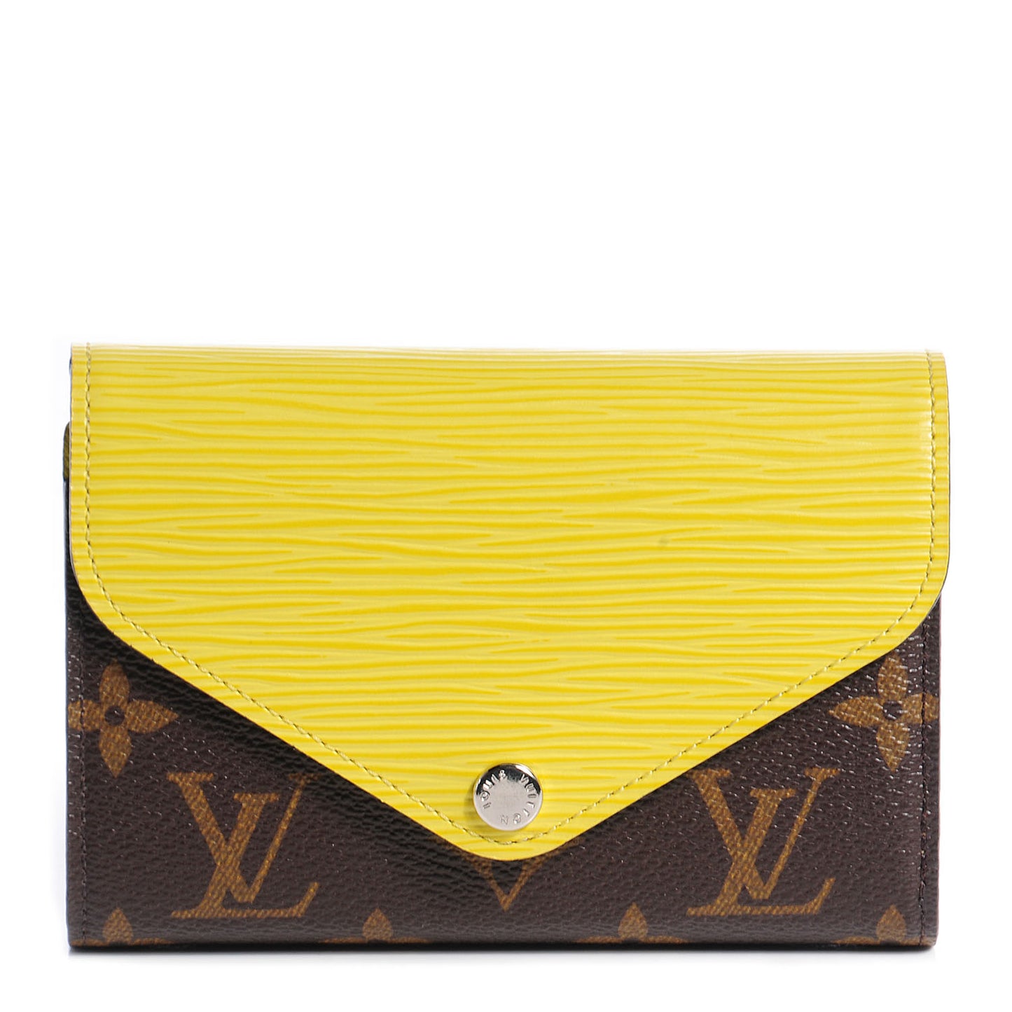 Epi Monogram Marie-Lou Compact Wallet Pistache
