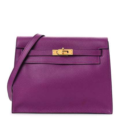 Hermes Evercolor Kelly Danse II Belt Bag Anemone 1 of 15