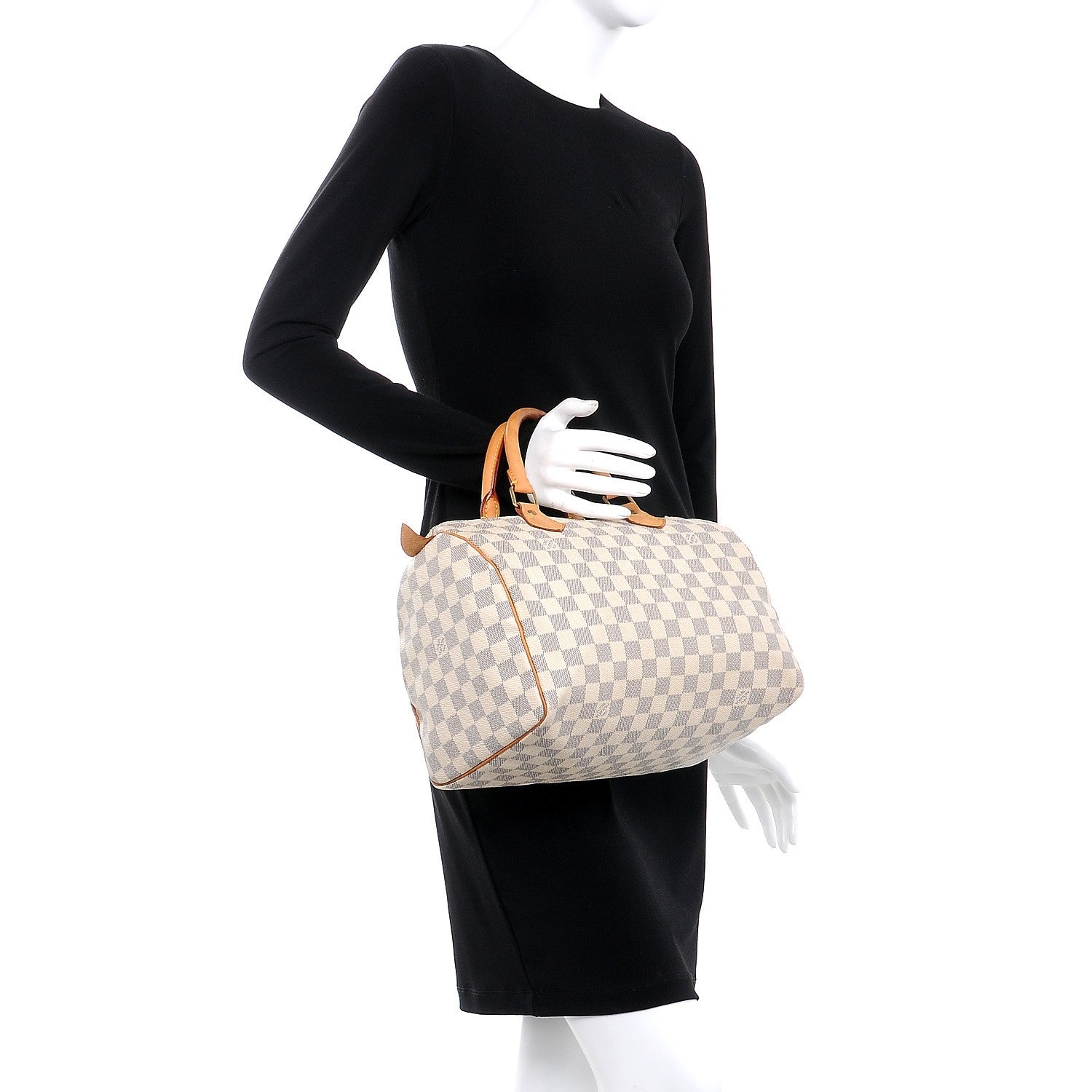 Louis Vuitton Damier Azur Speedy 30 2 of 17