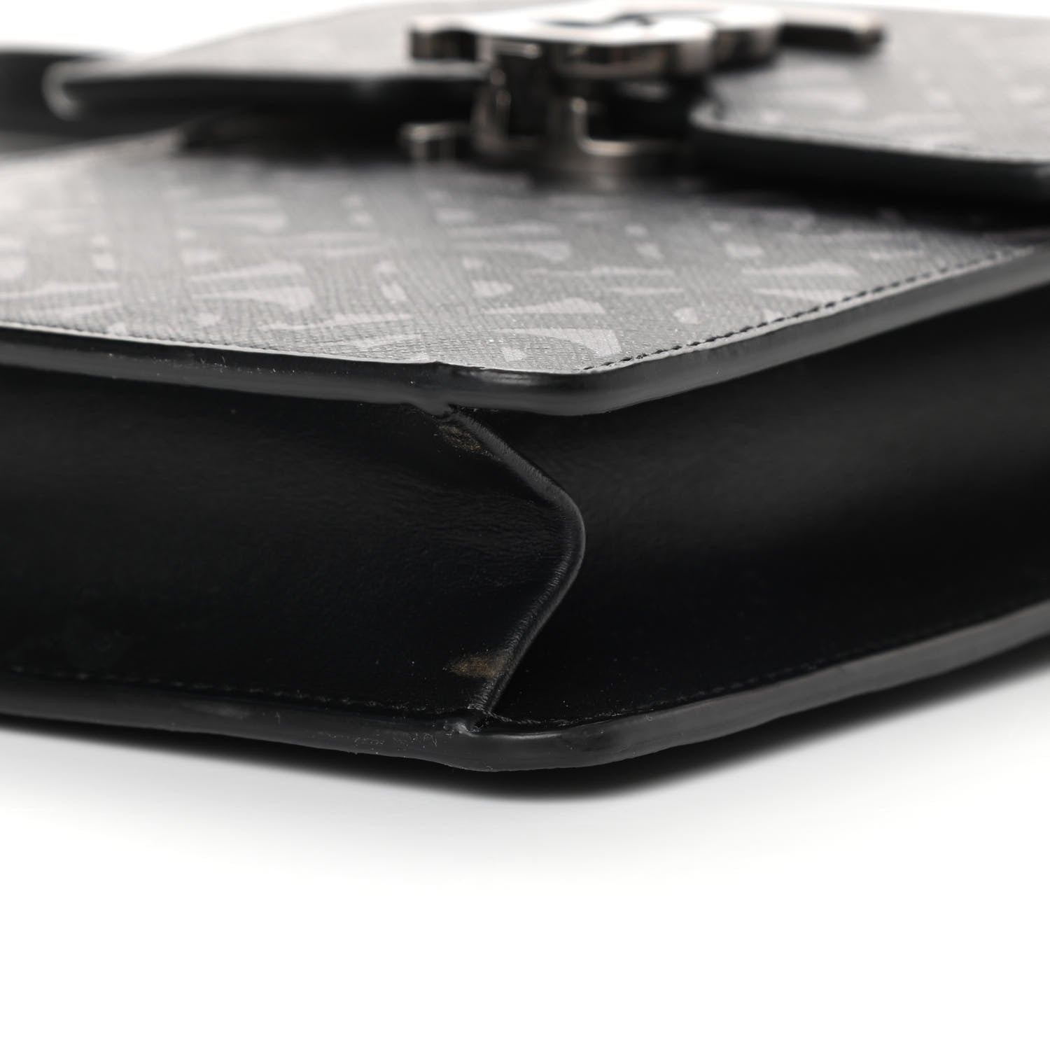 Burberry E-Canvas Monogram Robin Bag Black 9 of 9