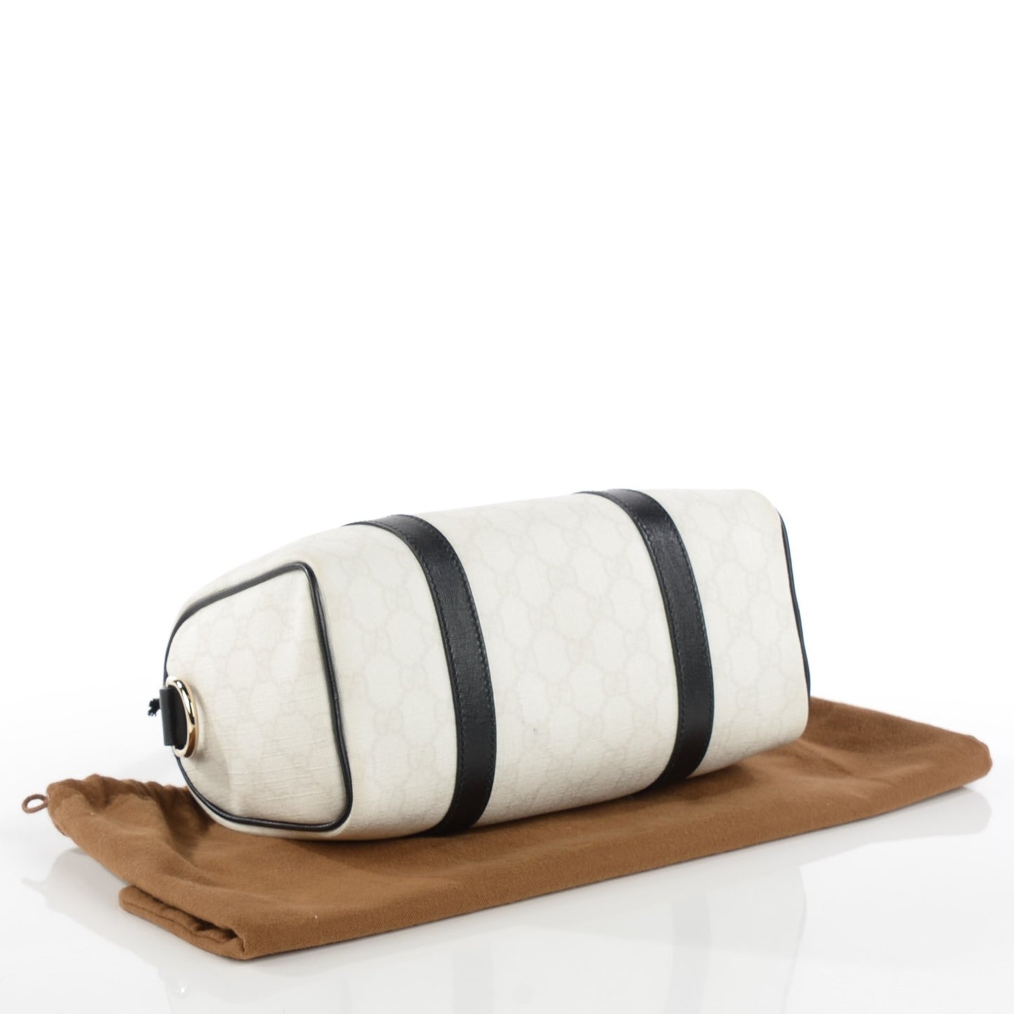 GG Plus Monogram Small Joy Boston Black White