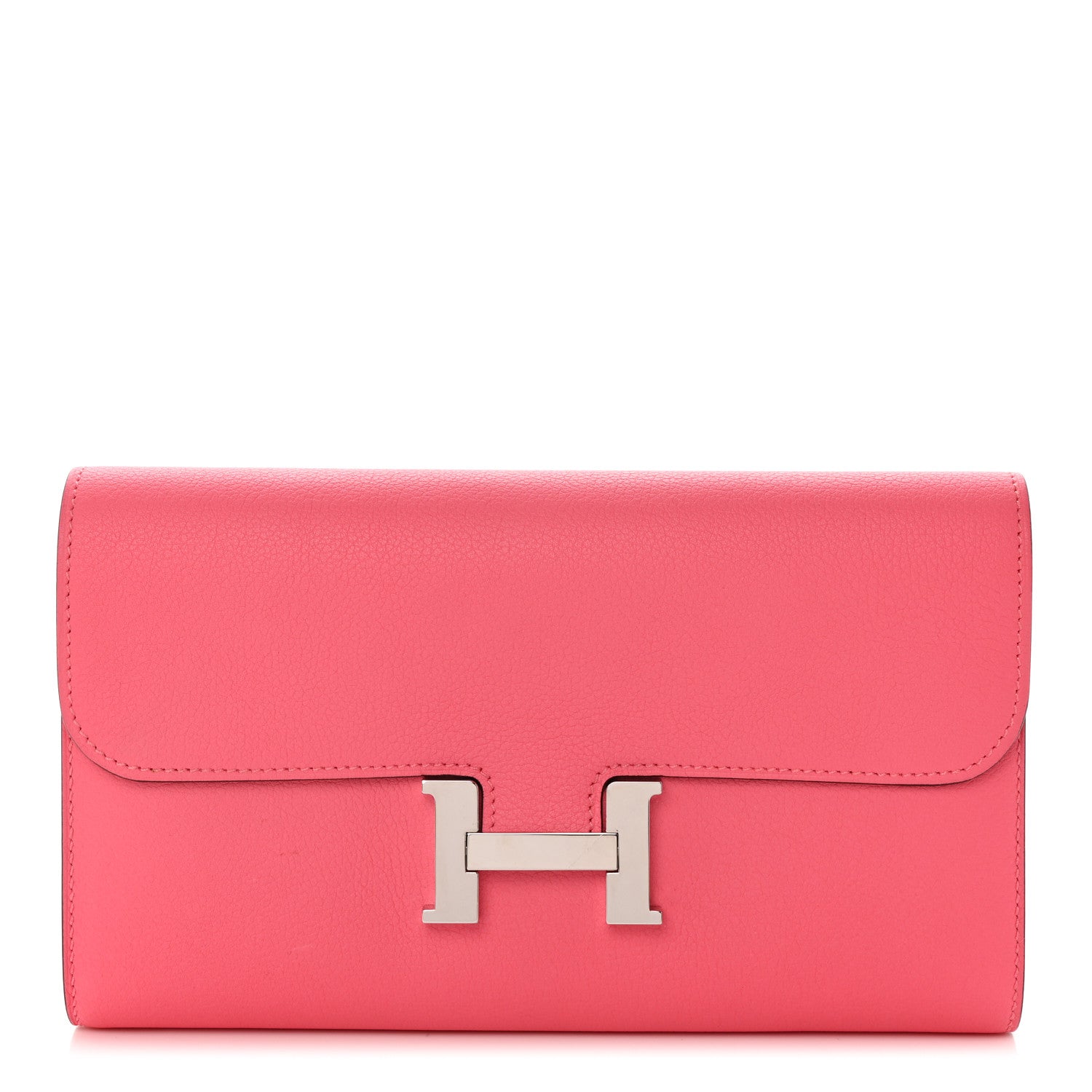 Hermes Evercolor Constance Long Wallet Rose Azalee 1 of 12