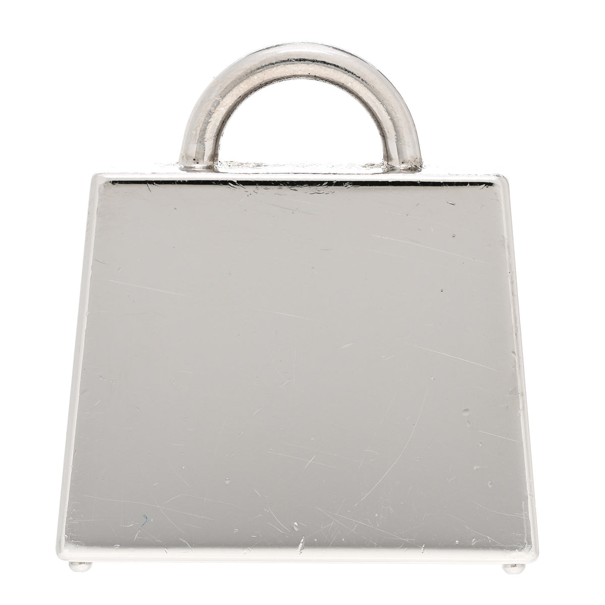Lacquered Palladium Kelly Curiosite Charm Red