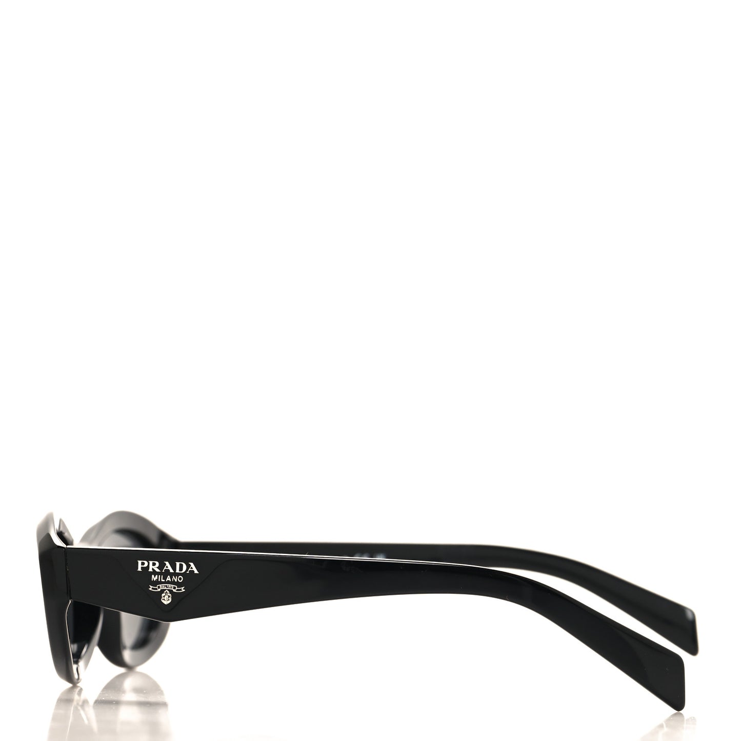 Acetate Oval Sunglasses SPR 26Z Black