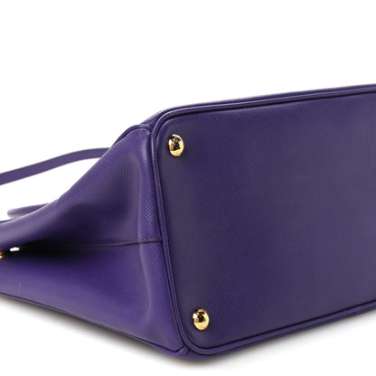 Prada Saffiano Medium Galleria Double Zip Tote Viola 12 of 13